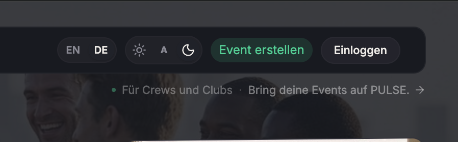 CTA für neue Veranstalter:innen auf der Explore-Seite