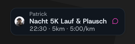 RNY: Lauf-Card mit Titel und Coverbild